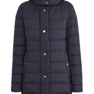 Пуховик Harelde из влагостойкой ткани с серебристой фурнитурой MONCLER
