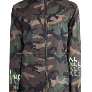 Ветровка с принтом ID Camouflage и аппликацией V for Valentino VALENTINO