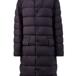Пуховик в классическом стиле из эластичного нейлона MONCLER
