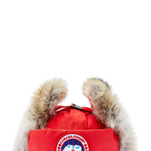 Шапка-ушанка с мехом койота и пуховым утеплителем CANADA GOOSE