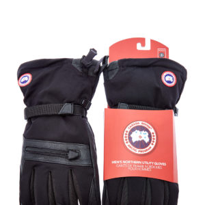 Пуховые перчатки 2 в 1 из нейлона и флиса CANADA GOOSE