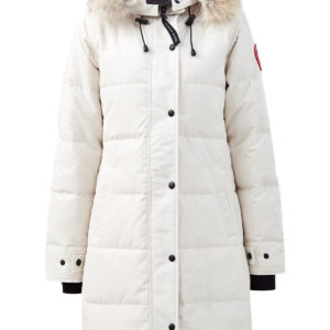 Пуховик Shelburne с контрастной фурнитурой и разрезами на спинке CANADA GOOSE