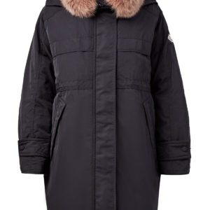 Парка с мехом лисы Blue Frost и пуховым утеплителем MONCLER