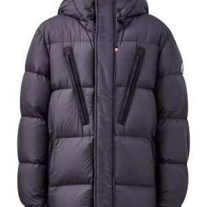Пуховик с капюшоном на шерстяной подкладке MONCLER