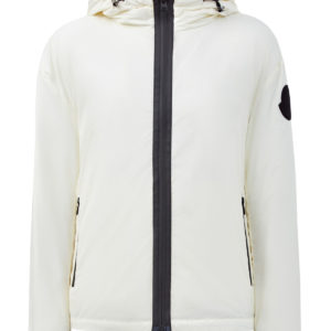 Пуховик из нейлона Longue Saison с контрастными молниями MONCLER