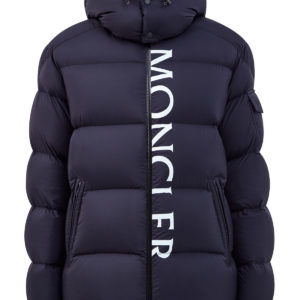 Пуховик Maures из нейлона Longue Saison с принтом в стиле леттеринг MONCLER
