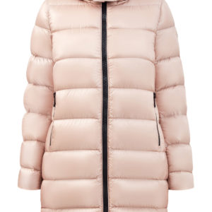 Расклешенный пуховик Suyen с контрастными молниями MONCLER