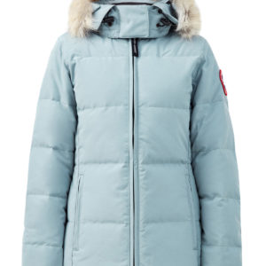 Пуховик Chelsea с потайной кулиской на талии и мехом койота CANADA GOOSE