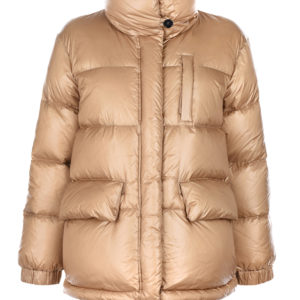 Удлиненная куртка с высоким воротником Woolrich