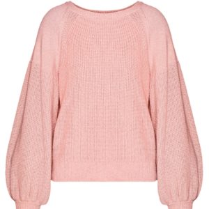 Розовый джемпер с объемными рукавами Red Valentino