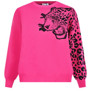 Укороченный джемпер цвета фуксии Red Valentino
