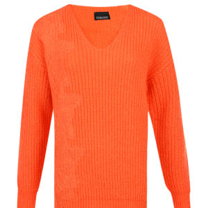Оранжевый джемпер oversize Ermanno Ermanno Scervino